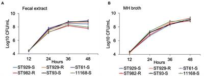 Growth kinetics and fitness of fluoroquinolone resistant and susceptible Campylobacter jejuni strains of cattle origin